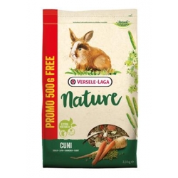 VERSELE LAGA CUNI NATURE ADULT 9kg + 1kg GRATIS